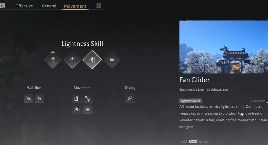 Hướng Dẫn Where Winds Meet - Mystic Arts - Fan Glider